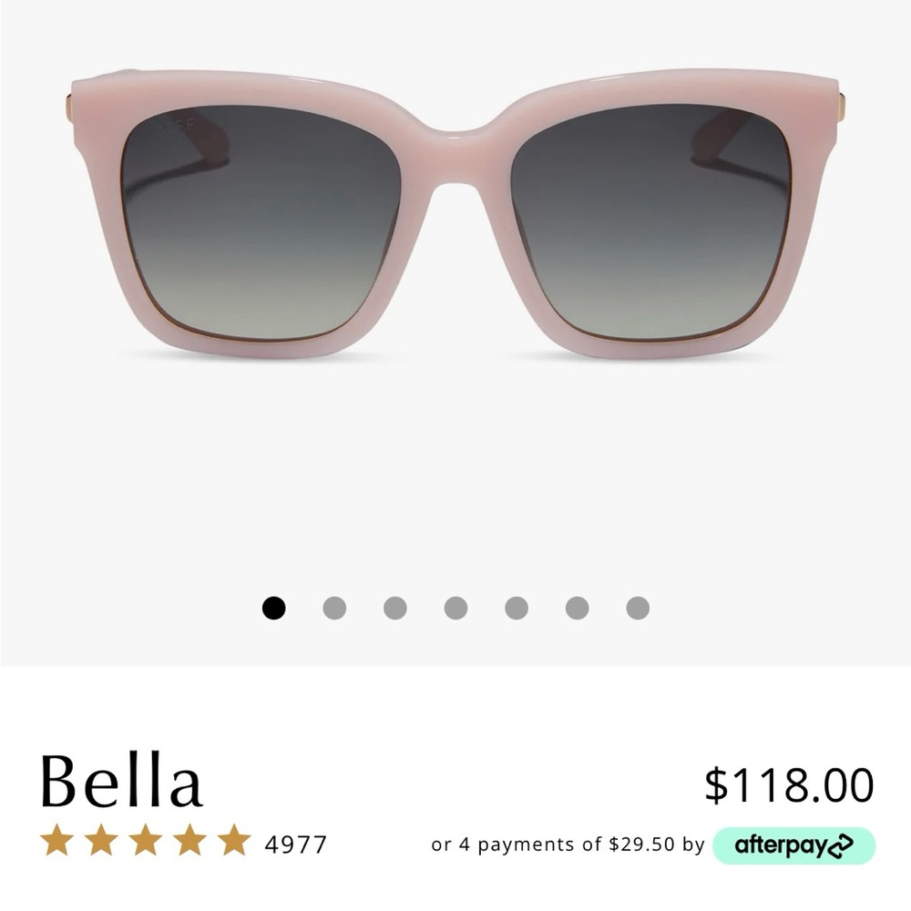 NWOT Diff Bella Sunglasses with case!